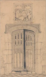 South Door, Arminghall Hall, Norfolk